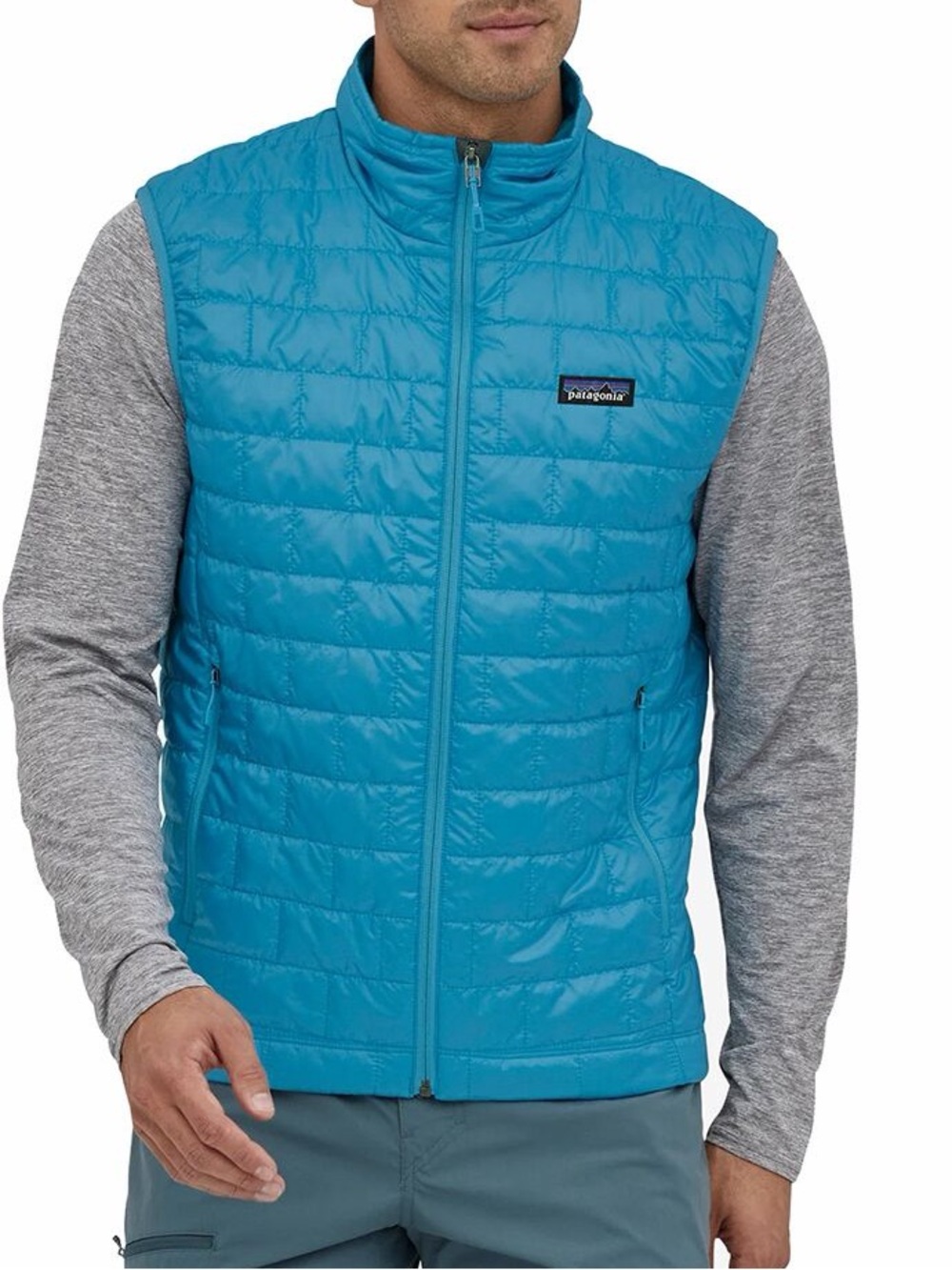 PATAGONIA Nano Puff Vest Men's Small Andes Blue